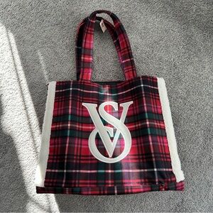Victoria Secret Plaid Tote Bag
